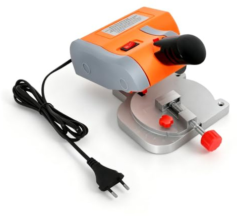 90W Mini Kappsäge Elektrische Gehrungssäge Tisch Schneidemaschine Stahl Sägeblatt Kreissäge Mini Bench Cut-off Saw Set 220V 7800r/Min