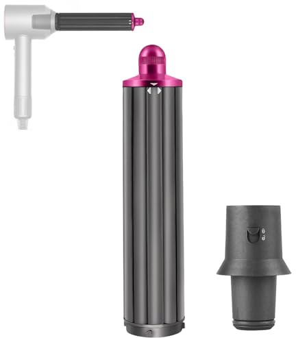 40MM 2 in 1 Curling Barrels for Dyson Airwrap Supersonic Hair Dryer HD01 HD02 HD03 HD04 HD08, Automatic Curling Irons Attachment Curl Hair Styler Tool