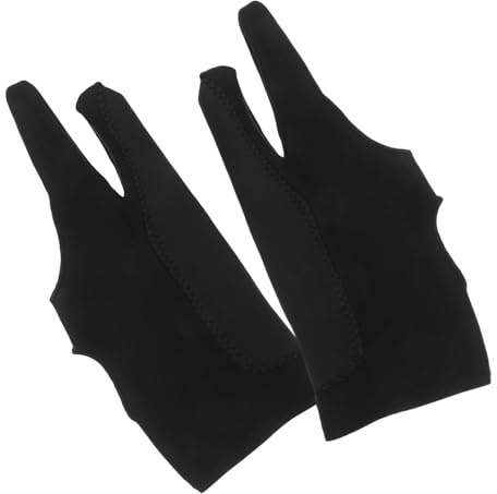 TOKIDNY Digital Drawing Glove Two Fingers Artist Painting Gloves Screen Touch for Right Left Hand