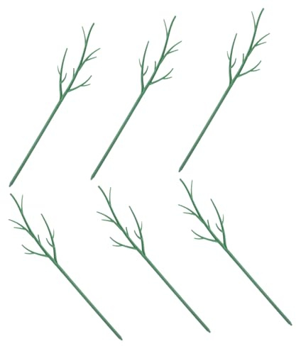 Toyvian 6 Pièces Support de Plante Grimpante Treillis Plastique pour Plantes Pot Piquets Détachables pour Vignes et Fleurs Outil de Jardinage Durable et Élégant