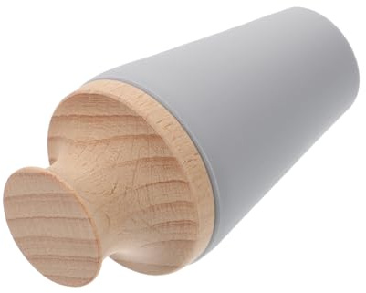 iplusmile Bouchon à Vin Étanche En Bois Et Silicone, Bouchon De Bouteille Anti-poussière Gris, Accessoire Pratique Pour Maison Et Bar