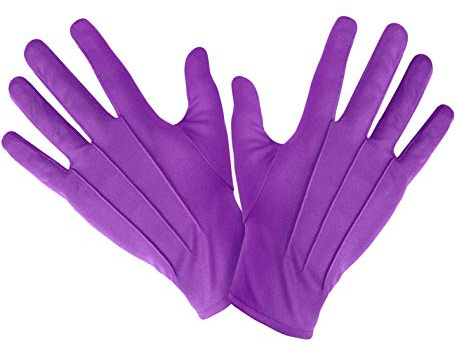 Elegante Stoffhandschuhe für Damen & Herren | Kurze Kostüm-Handschuhe in vielen Farben | Perfekt für Karneval, Fasching, Hochzeit, Halloween & Parade | Unisex Handschuhe für jeden Anlass