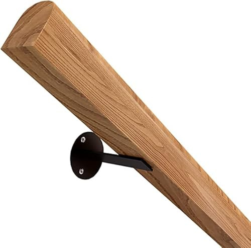 LWJSOCP Barandilla de Madera para escaleras Interiores, pasamanos Resistentes para escaleras Interiores, pasamanos Antideslizantes para pasillos, lofts, Patios, guarderías, Barra de Apoyo