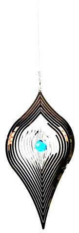 Large Hanging Stainless Steel Garden Wind Spinner Sun Catcher - Kite