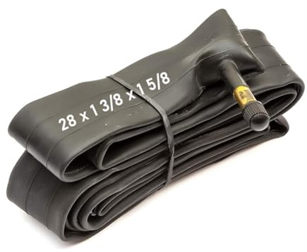 28'' Bike Inner Tube 28x 1-3/8 x 1-5/8 Straight Schrader Valve 28 Inch Bicycle Wheel