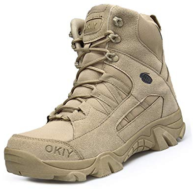 IYVW OKIY 1705 Original Bundeswehr Kampfstiefel Neu BW Springerstiefel 3.Wahl Stiefel Hellbraun 43EU