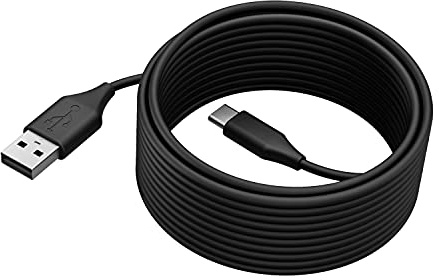 Jabra PanaCast 50 USB-C-auf-USB-A-Kabel, 5 m USB-Kabel 2.0 für den Anschluss der PanaCast 50 Videobar an den Computer USB-Typ-A-Kabel mit einfachem Plug & Play 14202-11