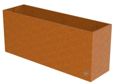 ELEO Hochbeet Cortenstahl, Monterosso rostoptik, 45x135x68 cm