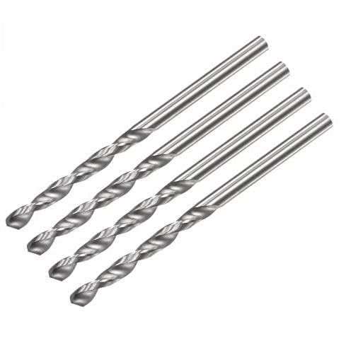 sourcing map 4 Stück VHM Bohrer Spiralbohrer Hochleistungsbohrer Ultrahart 2.1 mm C2/K20