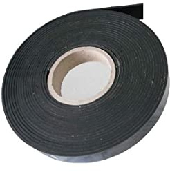 Vollgummistreifen ca. 5 Meter x 20 x 2 mm, Gummistreifen Gummiprofil EPDM Vollgummistreifen Hartgummi selbstklebend,