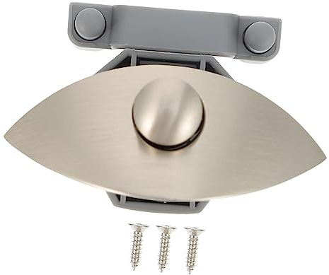 BESTonZON Rv Möbelverschluss Mit Halbmondgriff Zinklegierung Druckknopfschloss Für Schränke Und Schubladen Zuverlässige Wohnmobil Bootsschrank-sicherung Schlüsseloser Multifunktional-rv-möbe