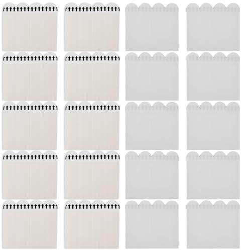 80 Stück Poster Strips Sauber Powerstrips Keine Beschädigungsaufhängung Klettband Selbstklebend Extra Stark Bilder Aufhängen Ohne Bohren Doppelseitiges Klettband (19*69mm)