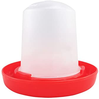 QishGO Futterstation für Küken, 0,2 kg, Hühnerfutterstation, 153 ml, für kleine Vögel, Geflügel, Futterausrüstung, Trinkwassereimer