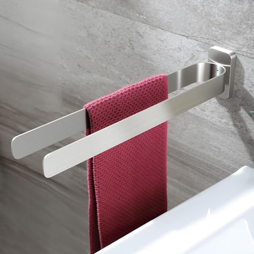 ZUNTO Wand Hohlraumfrei Handtuchhalter Doppelt Edelstahl Handtuchstange, Wand Handtuchhaken Küche Handtuchständer, Badezimmer Badetuchhalter für Bad küche 40cm