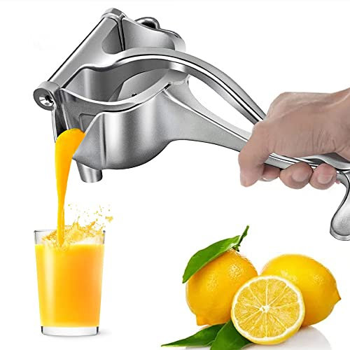 Exprimidor manual de cítricos, extractor de aleación de aluminio de metal resistente para limones, naranjas, granadas y limas, herramienta de alta calidad