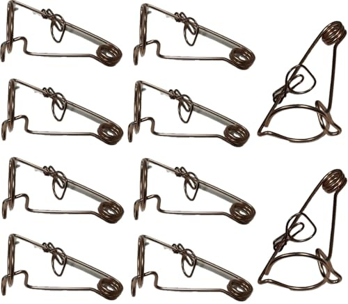 10 Stück Drahtfalle Bayrische Form Mausefalle Falle Schlagfalle ca.17 cm Nagerfalle Falle Fallen Mäusefalle Mäusefallen Mausfallen Mausfalle