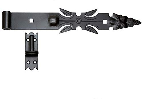 Ladenband Türband Türbänder Torbänder 400 mit 16 mm Dorn Schwarz Schmiedeeisen