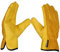 SAWANS Leather Working Gloves Work Gardening Gloves Thorn Proof Garden Building Heavy Duty Utility Gripper Men Women Breathable and Flexible Construction (M)
