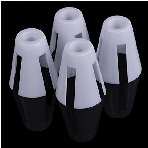 Pinicecore 4pcs / Set Garnrolle Kegel Halter Overlock Overlock Nähen Durable Plastik Weiß Nähzubehör (44d 744D)