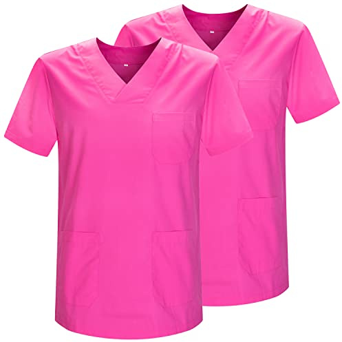 MISEMIYA - Pack 2 Pcs - Casaca Sanitario Unisex Uniformes Sanitarios Uniforme Sanitario - 2-817