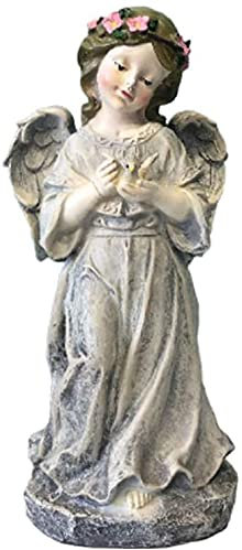 Gartenskulptur Vintage Harz Engel Statue Balkon Outdoor Garten Fashion Shop Kreative Dekoration
