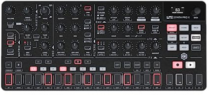 IK Multimedia UNO Synth PRO X, Paraphonic dual-filter analog synthesizer with paraphonic sequencer, integrated FXs and CV connections