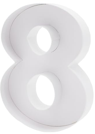 WENPACK Numero 23cm in Cartapesta Riempibile Scatola Vassoio Decorativo di Cartone Compleanno Dolci Fragola Treat (8)