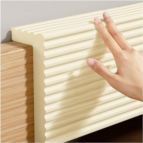 LNNW Protector de esquina de pared for garajes de estacionamiento, talleres de esquinas de mesa, alféizares de ventanas, espuma acolchada a prueba, 1cm de grosor para la Protección de Las Columnas de