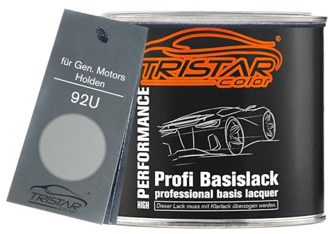 TRISTARcolor Autolack Dose für Gen. Motors 92U Mercury Silver Metallic 0,5L