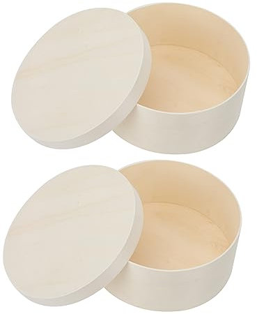 OFFSCH Caja Redonda De Gasa Para Pasteles 2 Unidades Tapa Ideal Para Empaquetar Postres y Pasteles