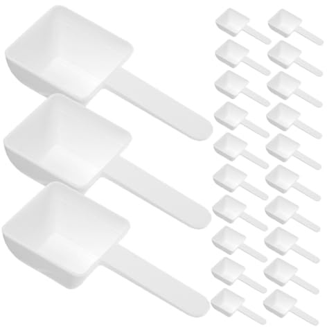 SOIMISS 40stücke Pack Waschpulver Messlöffel Kunststoff Pulver Messlöffel Für Waschmittel Gramm-messlöffel Für Handwäsche Und Waschmaschine