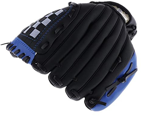 Gants de baseball pour main droite pour enfants, jeunes et adultes 31,5 cm, noir, 31,8 cm