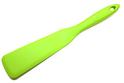 Kochblume Spatel | Premium-Silikon | Hitzebeständig | Spülmaschinenfest | 29cm | Farbe: limette