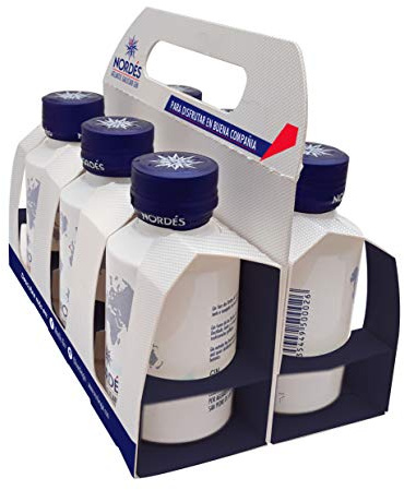 Ginebra Premium Nordés - Pack de 6 miniaturas de 50ml (Total 300 ml)
