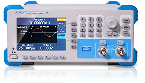 PeakTech 4121-1CH Arbitär Funktionsgenerator 10MHz USB, LAN, TFT