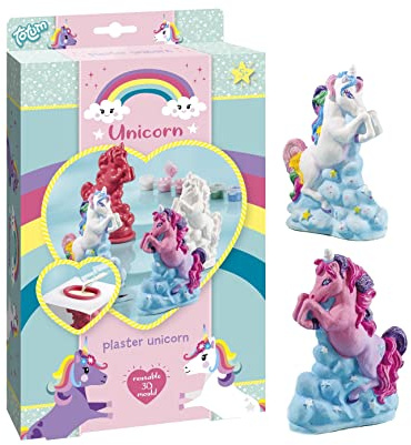 Totum Kit Créatif - Licorne - Unicorn - Plaster Moulding - Crée tes Licornes en Platre -