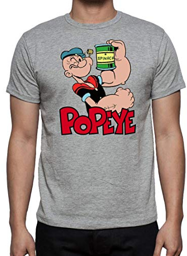 Camiseta de Hombre Popeye Cocoliso Espinacas Brutus 009 XL