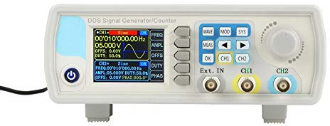 Generador de Señal JDS6600 Funciones DDS Digital Controlador Frecuencia Sinusoidal Señal Arbitraria Medidor Frecuencia(15MHz EU)