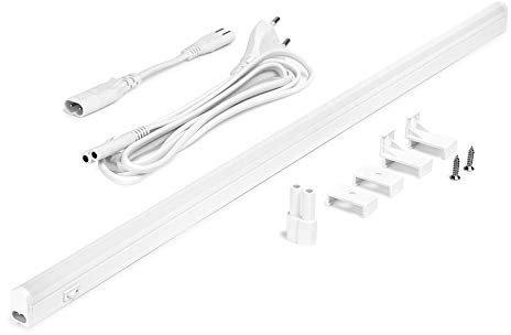 NCC-Licht Lightbar Connect Linex Réglette LED sous meuble 86 cm Blanc IP20 15 W 1650 lm Blanc chaud 3000 K Avec interrupteur