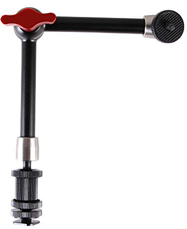 Hersmay 11 tums magisk arm kamera hållare klämma stativ kulhuvud arm för DSLR kamera rigg LED ljus blixt LCD-skärm EVF, max belastning 5 kg