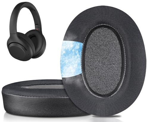 SOULWIT Cooling Earpads for Sony WH-XB900N (Not Fit WH-XB910N) - Black | Also for WH-CH710N/WH-CH720N/WH-RF400/MDR-RF895RK Headphones