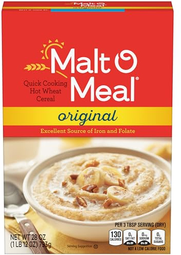 Malt-O-Meal Hot Wheat Cereal, Original Flavor, 28 oz Box