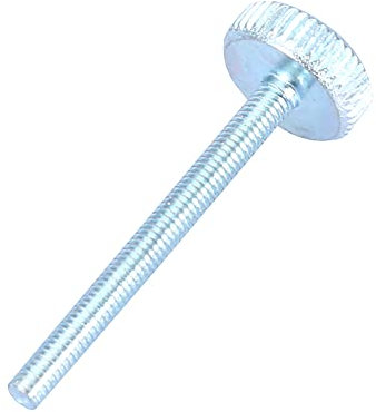 Flügelmuttern, 5 Stück M3 Verzinkter Kohlenstoffstahl mit Flachem Rändelkopf, Rändelschrauben (M3*30 (5 Stück))