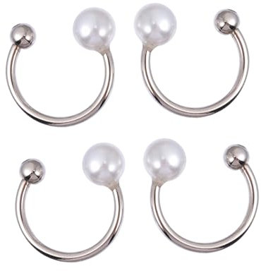 LIFKOME 4stücke Teiliges Perlen Sicherheitsnadeln Brosche Für Frauen Anti-emptied Kragen Corsage Praktische Dekoration Für Röcke Und Oberteile Langlebiges Material Stilvolles Design
