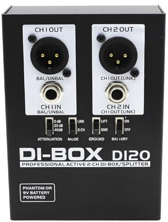 Aktivbox/2-K-Splitter mit flachem Frequenzgang für Soundszenario-Performance-Ausrüstung