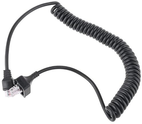 GLSTOY Hand Microphone Cord Mic Cable for Radio Compatible Flexibility Durability