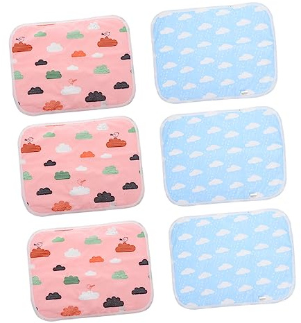 Toyvian Lot De 6 Tapis De Dressage pour Animaux De Compagnie Petits Tapis Doublures De Cage Literie Polaire pour Cochon d'Inde Tapis De Couchage pour Cochon d'Inde Doublure
