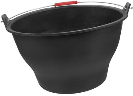 POPETPOP Cubo De Almacenamiento Grueso con Asa para Construcción y Jardín Resistente Duradero y Multifuncional para Cemento Agua y Limpieza Doméstica Pequeño Apertura