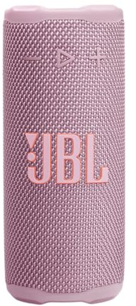 JBL Grip, Enceinte Bluetooth compacte, AI Sound Boost, étanche et resistante à la poussière IP68, éclairage d’Ambiance, 14 h d’autonomie, Connexion Multi-Enceintes Auracast, app JBL Portable, Rose