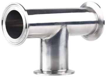 GUYTRM 19-108mm 0.5 0.75 1 1.5 2 2.5 3“” 4 Tri Clamp Tee 3 Ways SUS 304 316L Stainless Steel Sanitary Pipe Fitting Homebrew lingli(SUS304,57mm OD K77.5mm)